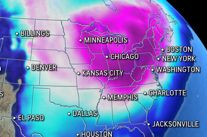 Extremely cold air from Siberia will send US into deep freeze da
