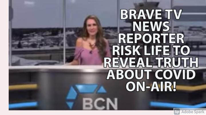BRAVE REPORTER GOES OFF SCRIPT ON AIR